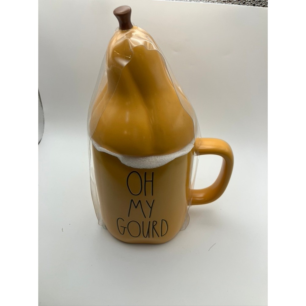 Rae Dunn Mug Unisex‎ OS Orange New Oh My Gourd Pumpkin Topper Fall Decor